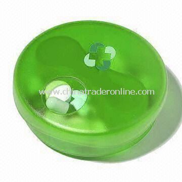 Pill Case with Logos Printing, Various Colors are Available from China