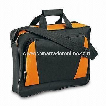 Polyester Briefcase with Front Pocket and Adjustable Shoulder Strap from China