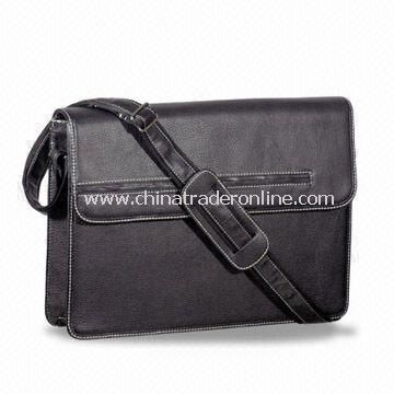 PU Briefcase with Adjustable Shoulder Strap, OEM Designs are Welcome from China