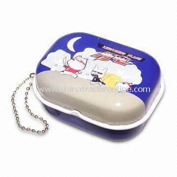 Tinplate Keychain Box, Customized Designs Welcomed from China