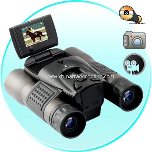 Long Ranger Digital Binoculars with LCD Flip Screen