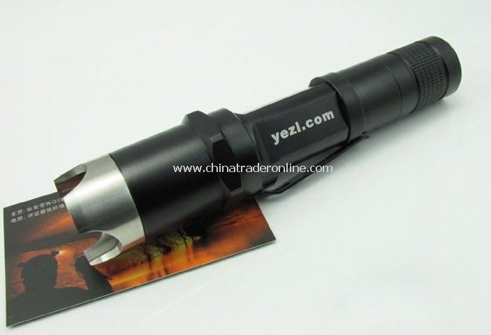 Military Flashlight,Flashlight,waterproof Flashlight,Stainless steel head Torch from China