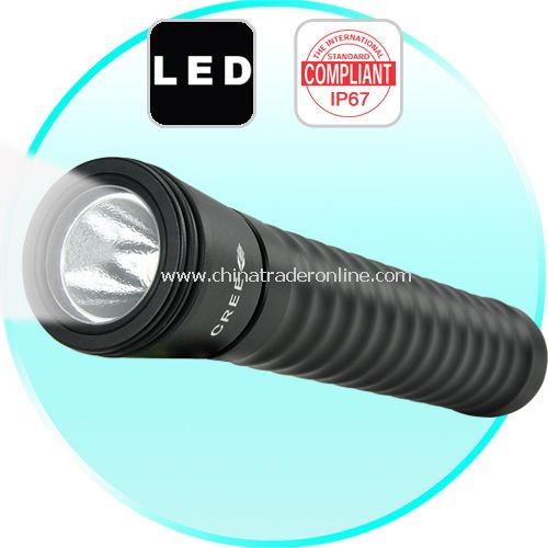 Waterproof CREE LED Flashlight from China