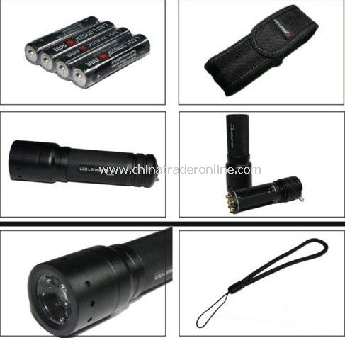 lenser T7 7439 flashlight Tactics Torch 200Lm outdoor camping tool from China