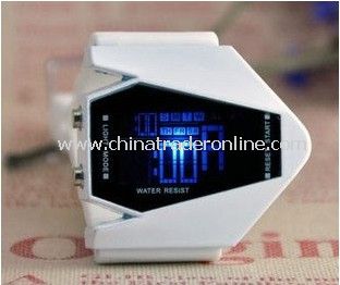 unisex LED digital watch,electronic fashion watch,silicone watch,air plane led watch