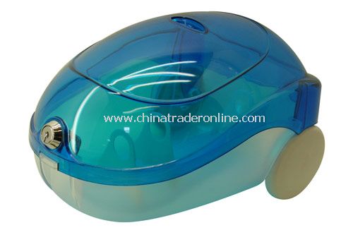 Crystal CD Bank Hold 39 CDs - Blue Color