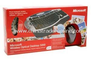 Microsoft Wireless Optical Desktop 5000 USB/PS2 from China