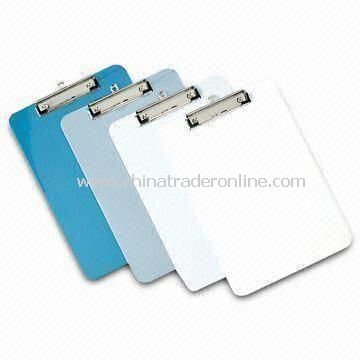 Clip Boards with A4 Size, Customized Logos are Welcome from China