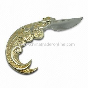 Delicate Knife Shape Letter Opener, Ideal for Promotions and Retailing Purposes