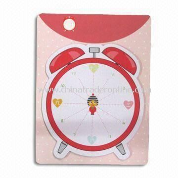 Desk Sticky Note Pad with Backer Card, Used for Children Stationery Gifts