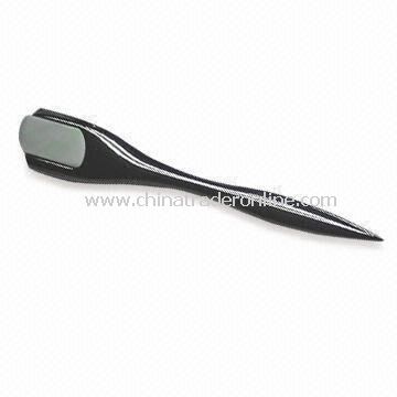 Letter Opener/Bookmark in Special Shape, Surface with Pearlized Nickel