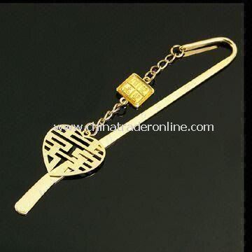 Letter Opener/Bookmark with Delicate Pendant, Customized Designs Accepted