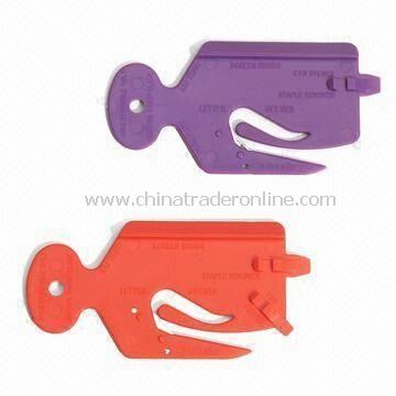 Multi-tool Office Monster Letter Openers, Made of Plastic, Includes Staple Remover/Screen Cleaner from China