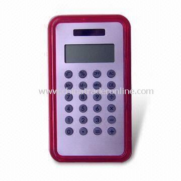 Promotional Calculator with Dual-power, Customized Colors are Accepted