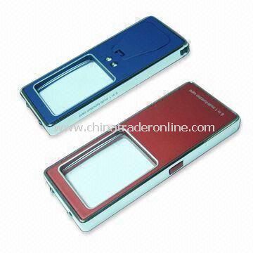 Promotional Magnifier Card with UV and LED Lights from China