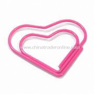 Promotional Paper Clip Holder, Various Colors are Available, Customized Logo Printings are Welcome from China