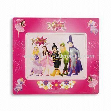 Promotional Refrigerator Magnet in Photo Frame Shape, Made of Flexible Rubber Magnet and Paper