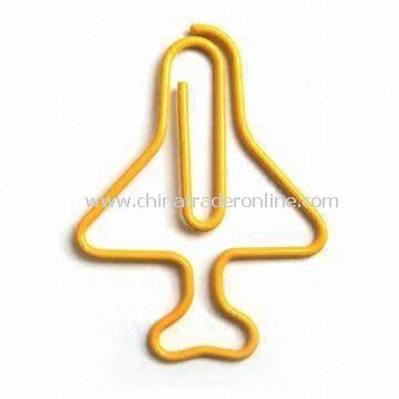 Soft Plastic-coated Paper Clip, Suitable for Promotion, with Novelty Design