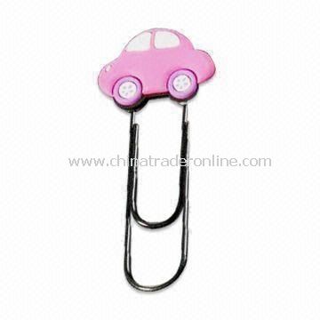 Soft PVC Paper Clip with Novelty Design, Suitable for Promotions from China