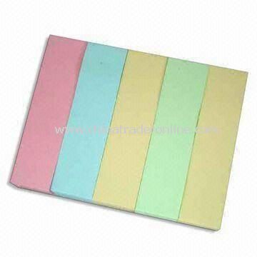 Sticky Note Pad, Available in Various Designs, Shapes and Sizes, Made of 80g Offset Paper