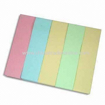 Sticky Note Pad, Available in Various Designs, Shapes and Sizes, Made of 80g Offset Paper from China