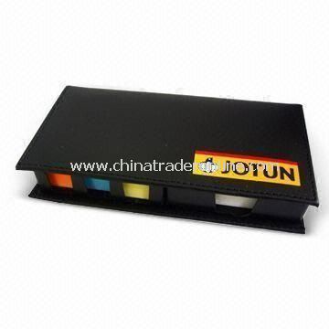 Sticky Note Pad, Made of PU Leather Cover, Suitable for Company Gifts or Promotional Purposes from China