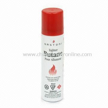 Butane lighter fluid canister, Easily refill your butane lighters and BBQ accessories