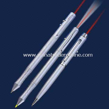 Laser Pointer PDA Pens with Flashlight