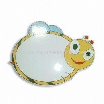 Magnetic Memo Board in Bee Design, Customized Sizes and Shapes are Welcome