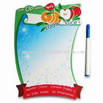 Magnetic Memo Message Board with Wipe Pen, Ideal for Promotions or Premiums