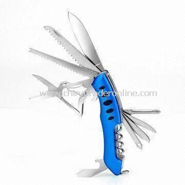 Multi Function Keychain/Multi-tool, Crafted from Anodized Aircraft Aluminum