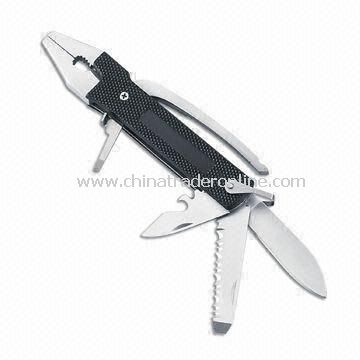 Multi-function Plier/Multi-tool with Opener, Made of Anodized Aircraft Aluminum and Easy Carry