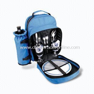 Picnic Set, Composed of Picnic Bag, Cutlery Set, Dinner Set, Camping Set, Measures 38 x 28 x 18cm from China