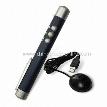 RF Wireless Presenter/RC Laser Pointer with Page/Down Function, Supports Infrared Technology