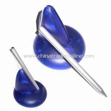 Table Pen, with Plane Tail and Plastic Stand, Made of Metal from China