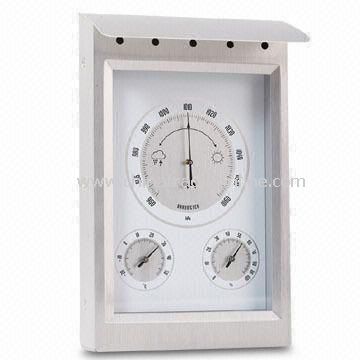 Thermometer, Hygrometer, and Barometer, Measuring 76.2 x 4 x 76.2cm from China