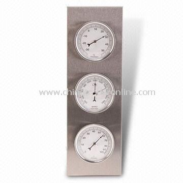 Thermometer, Hygrometer, Barometer, Measuring 30.1 x 9.8 x 3.5cm