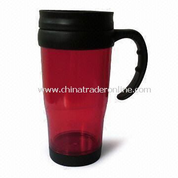 16oz Double-walled Plastic Mug, Measures 55.5 x 48.5 x 20cm from China