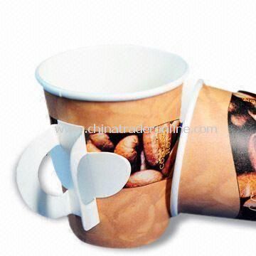 Disposable Paper Cup with Handle, Suitable for Coffee or Water