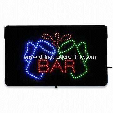 LED Sign and Logo Board, CE/RoHS/UL Approved, Customized Designs, Colors and Sizes Available from China