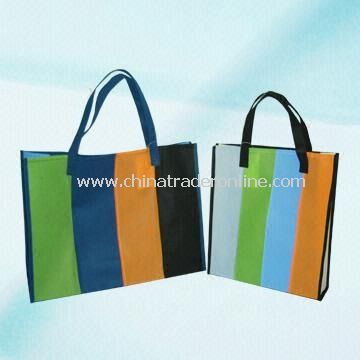 Non-woven Shopping Tote Bag with Printed Design on Front from China