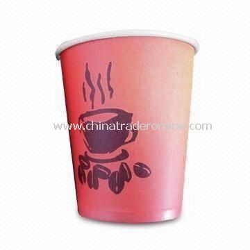 Paper Disposable Cup, Made of Different Materials, Customized Sizes are Accepted