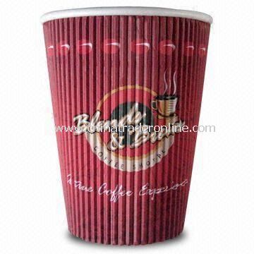 Paper/Disposable Cup, Made of Different Materials, Customized Sizes Available