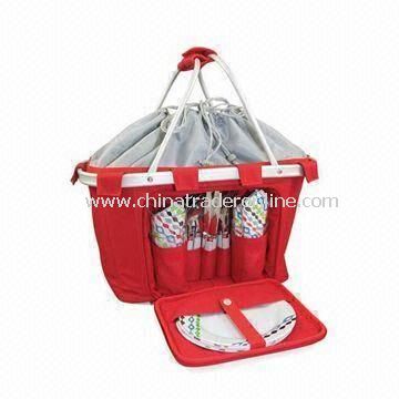 Picnic Cooler Bag with Four Acrylic Tumblers