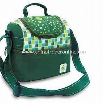 Picnic Cooler Bag with Silver PEVA Lining, Top Insulated Compartment for Fruits from China