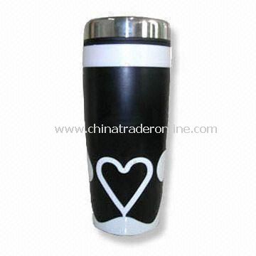 Plastic Cup with Waterproof Lid and 16oz Capacity