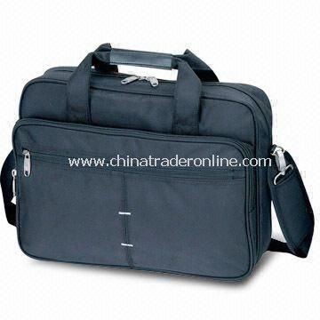 Stylish PU Leather Laptop Bag with Shoulder Strap, Customized Colors are Accepted from China