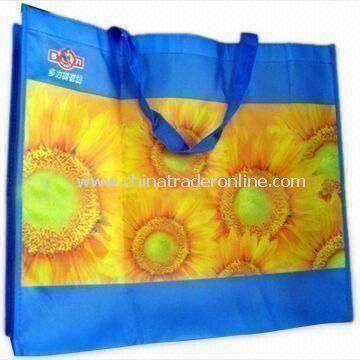 Waterproof Recyclable Color Printed Bag, Measuring 40 x 40 x 20cm, Made of Nonwoven PP Material