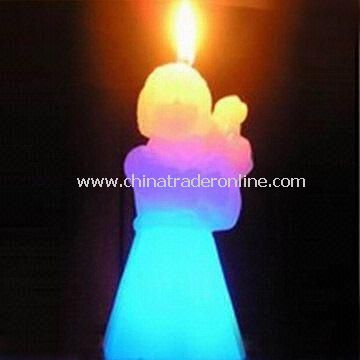 Artistic LED Candle, Suitable for Religious Gifts and Angel Decoration. from China