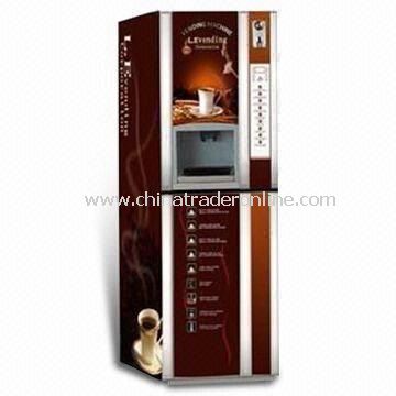 Coin Operated Coffee Vending Machine with Infrared Ray Cup Detector and Automatic Dispenser from China